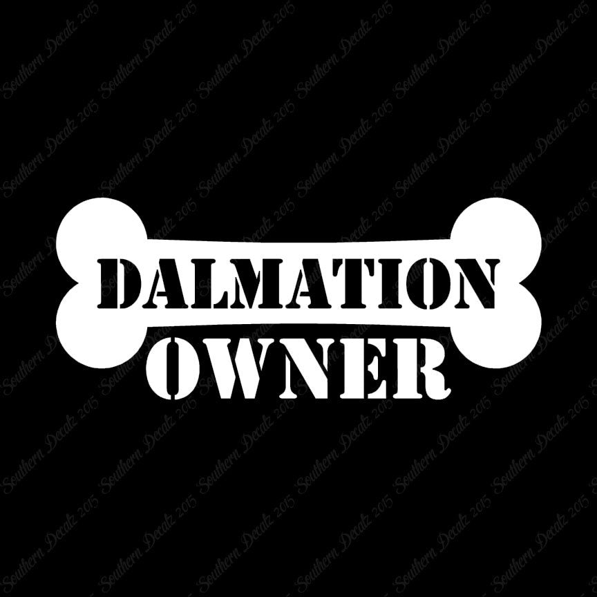 Dalmatian Dog Owner Bone