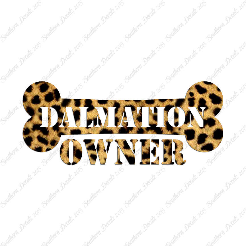 Dalmatian Dog Owner Bone