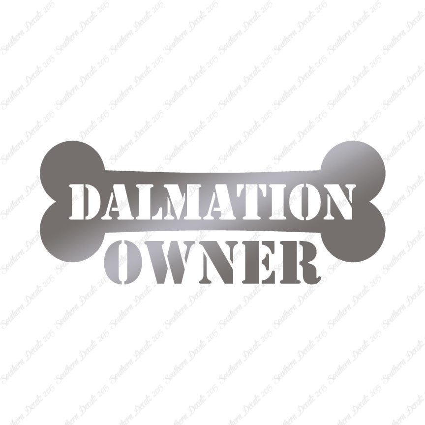 Dalmatian Dog Owner Bone