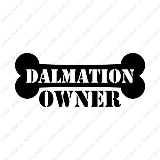 Dalmatian Dog Owner Bone