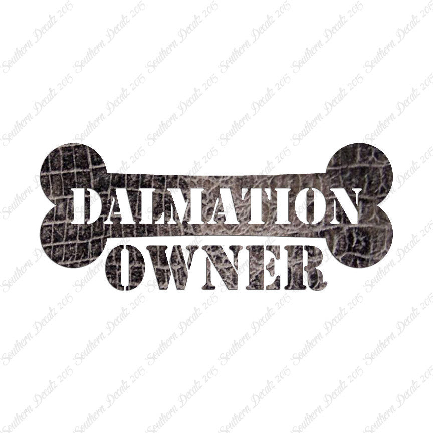 Dalmatian Dog Owner Bone
