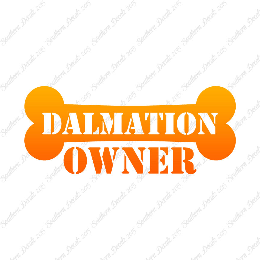 Dalmatian Dog Owner Bone