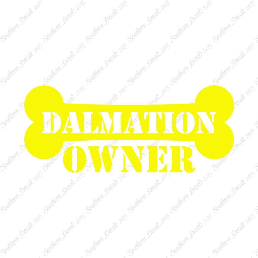 Dalmatian Dog Owner Bone