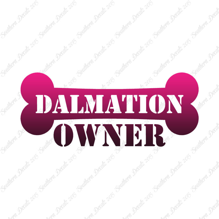 Dalmatian Dog Owner Bone
