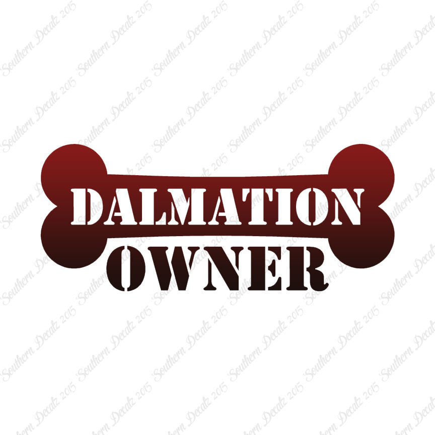 Dalmatian Dog Owner Bone
