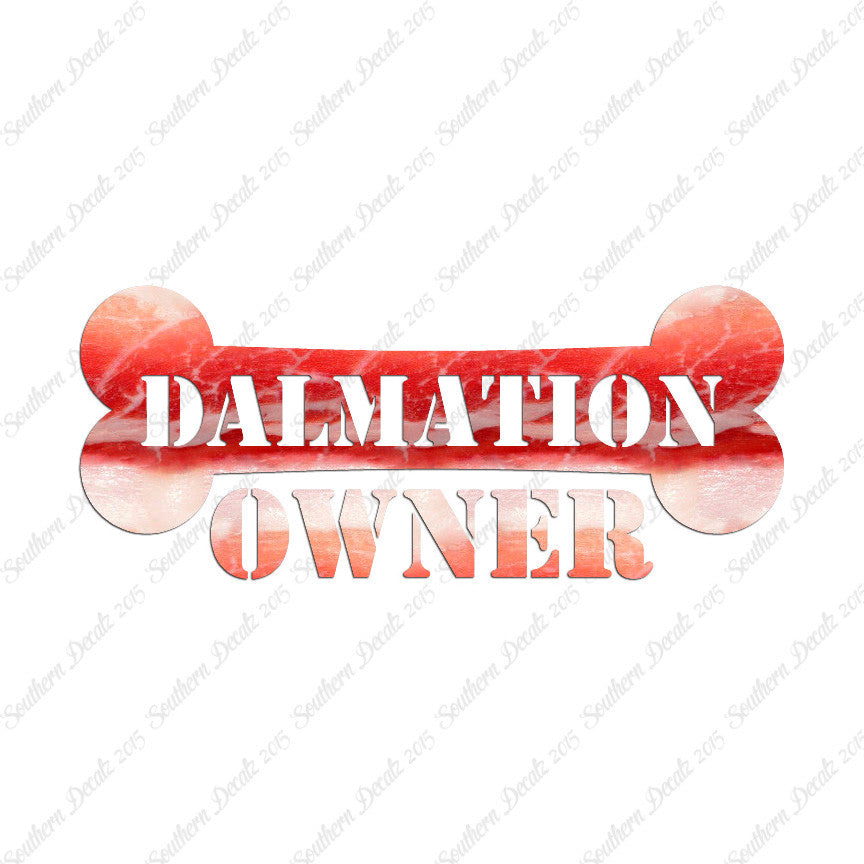 Dalmatian Dog Owner Bone