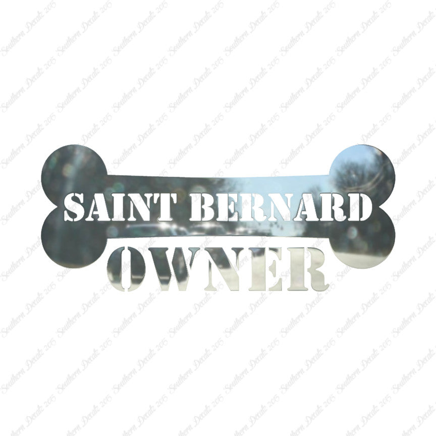 Saint Bernard Dog Owner Bone