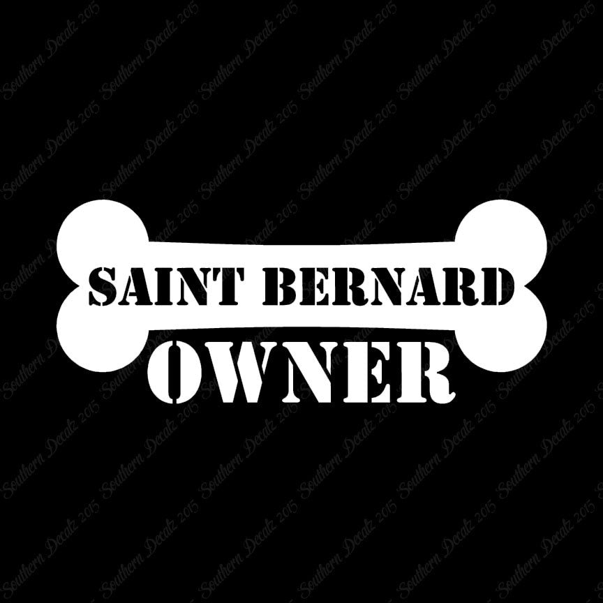 Saint Bernard Dog Owner Bone