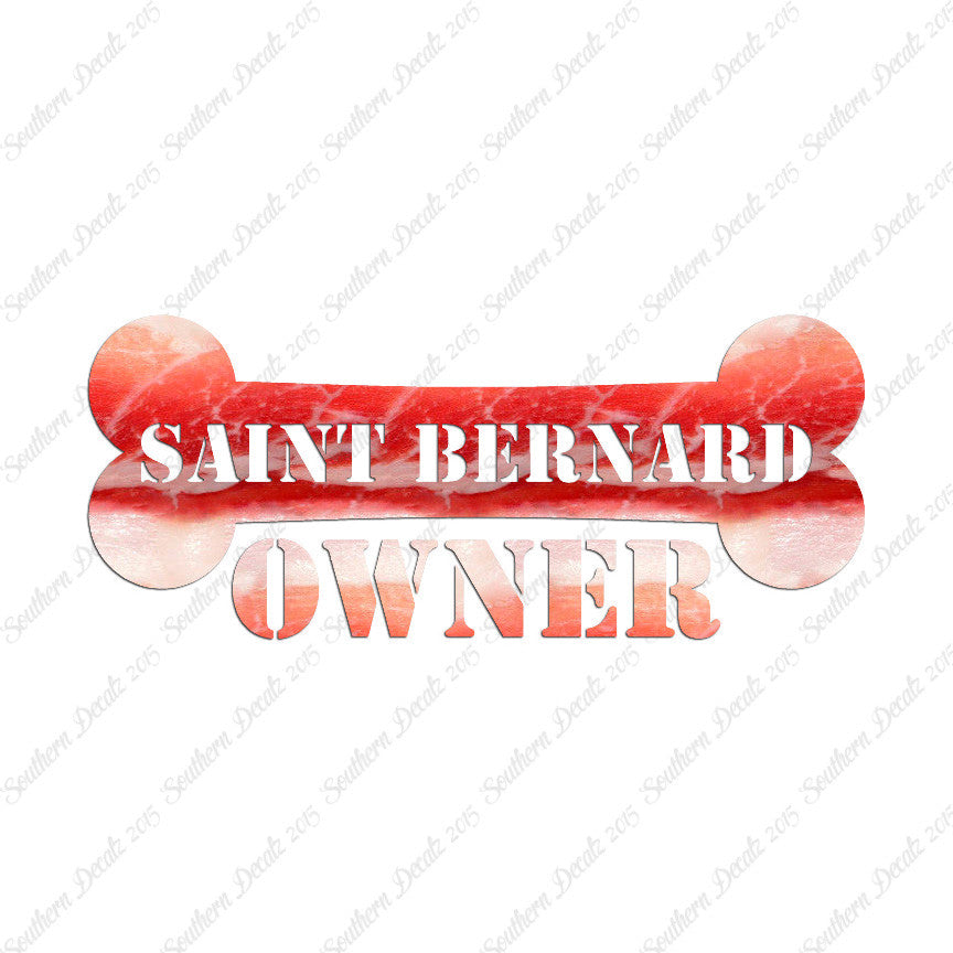 Saint Bernard Dog Owner Bone
