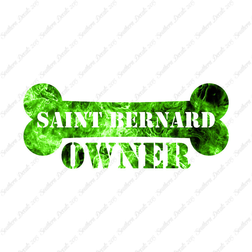 Saint Bernard Dog Owner Bone
