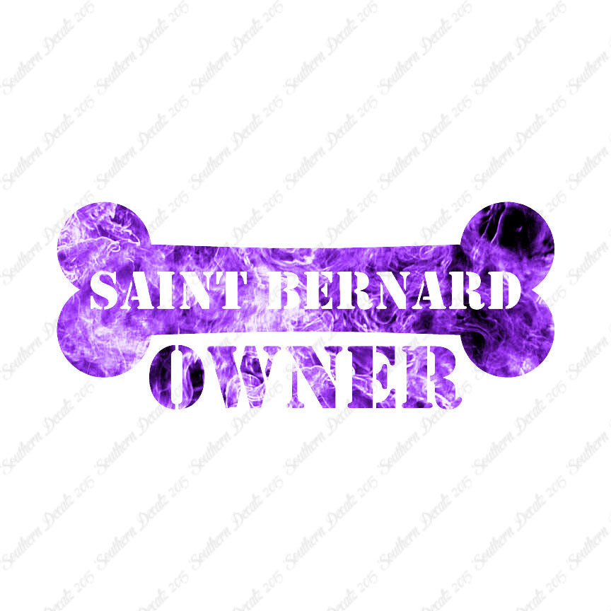 Saint Bernard Dog Owner Bone