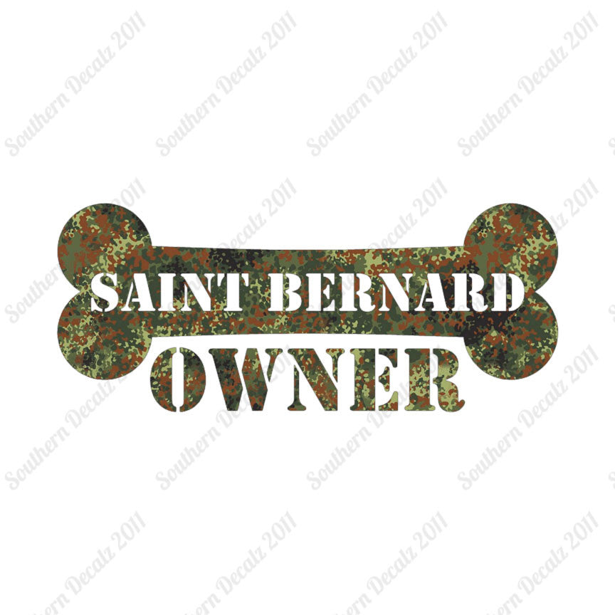 Saint Bernard Dog Owner Bone