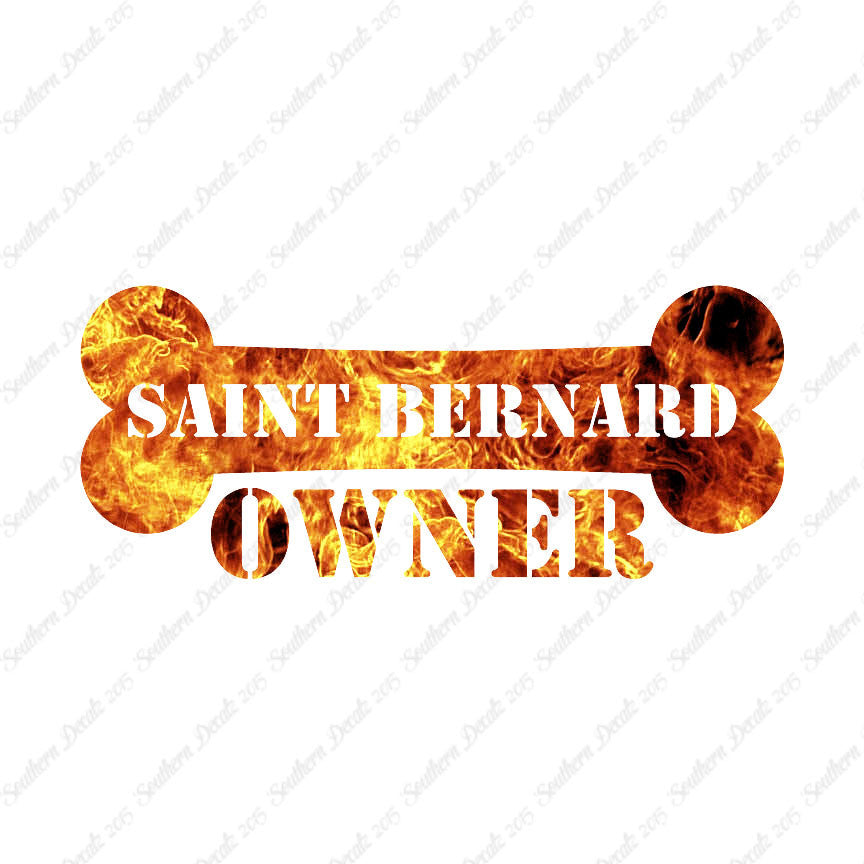 Saint Bernard Dog Owner Bone