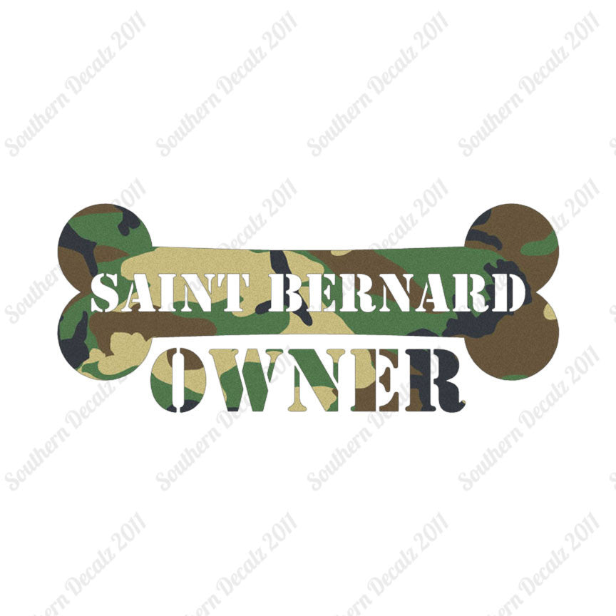 Saint Bernard Dog Owner Bone