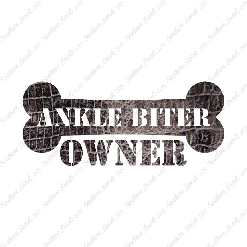 Ankle Biter Dog Owner Bone