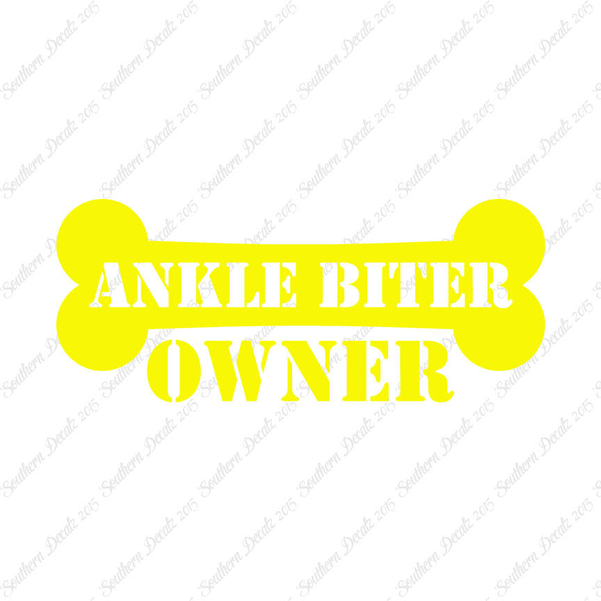 Ankle Biter Dog Owner Bone