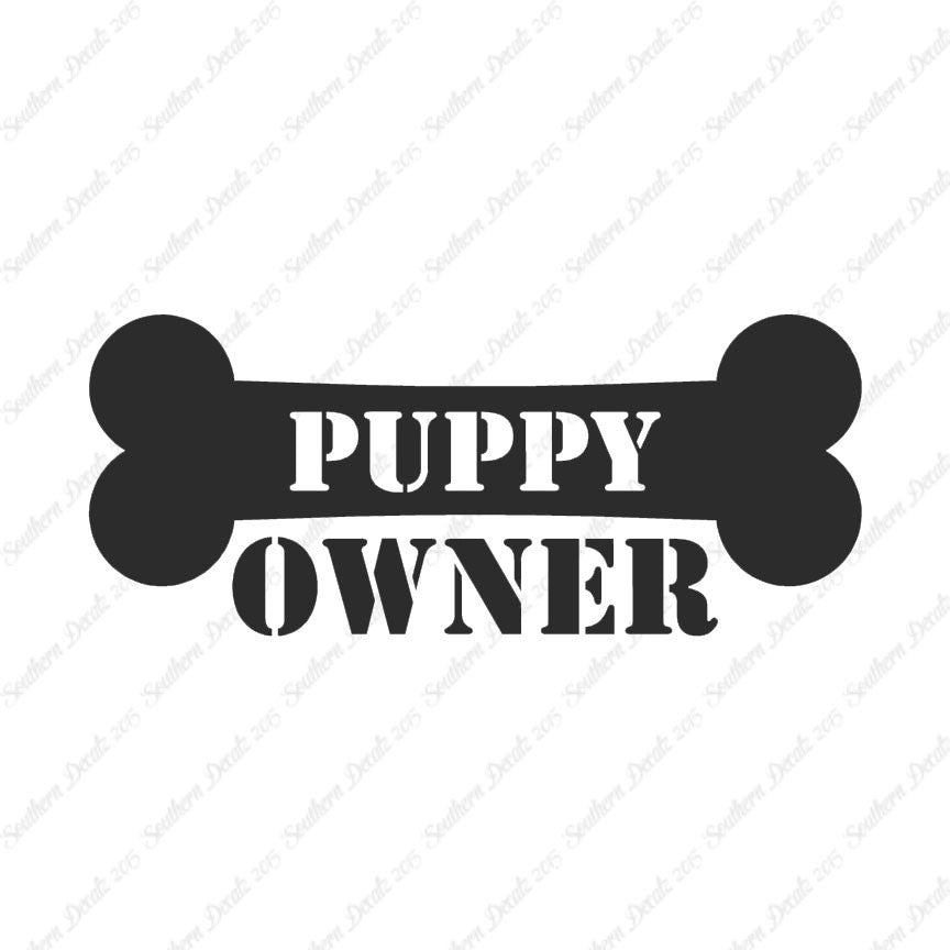 Puppy Dog Owner Bone