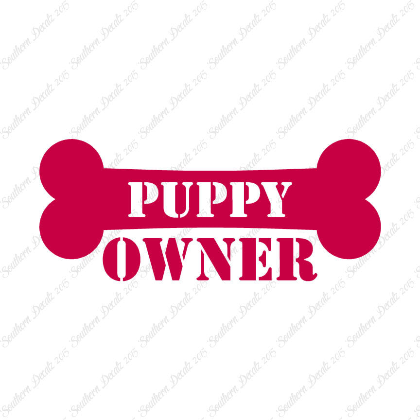 Puppy Dog Owner Bone