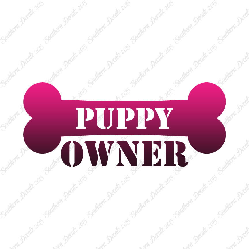Puppy Dog Owner Bone