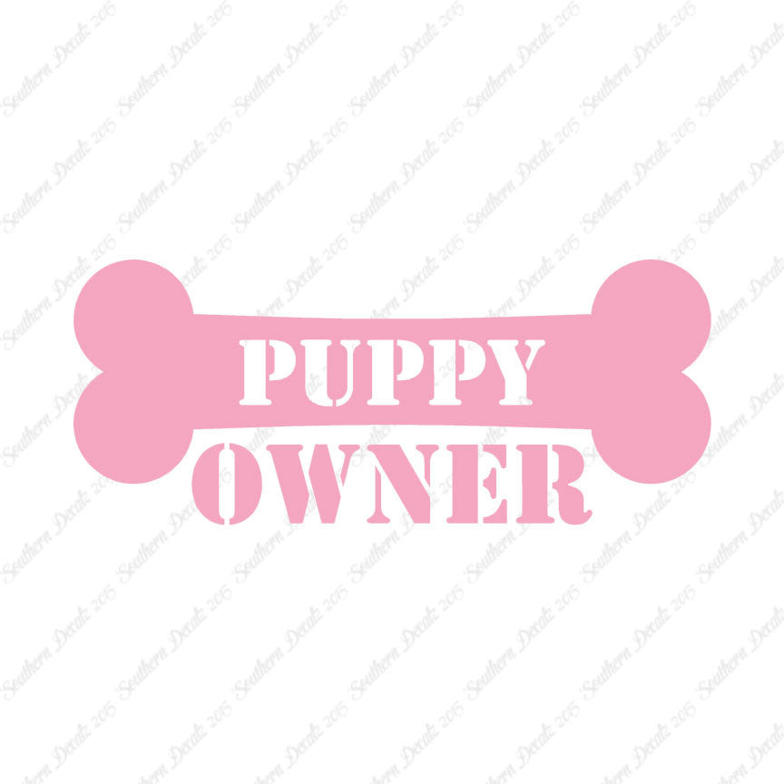 Puppy Dog Owner Bone