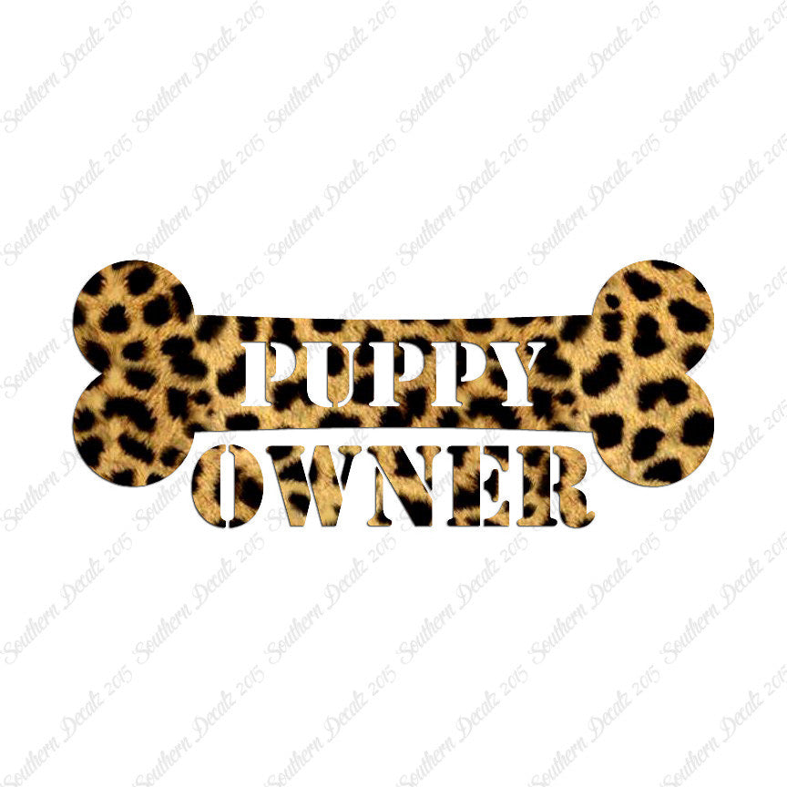 Puppy Dog Owner Bone