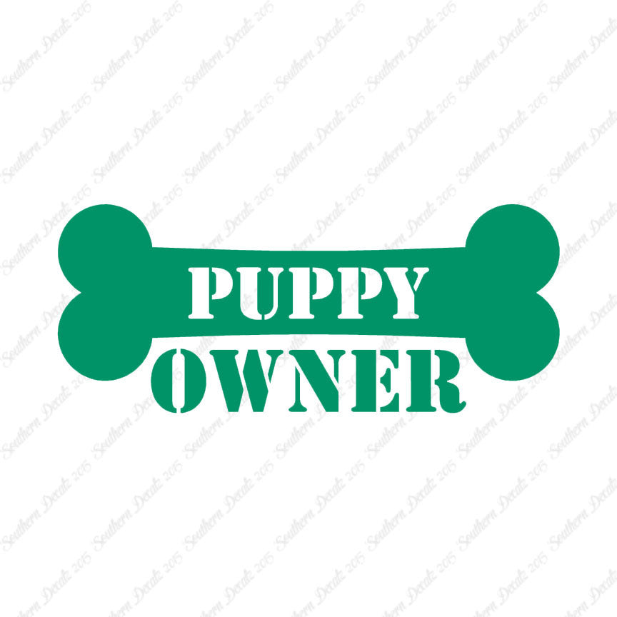 Puppy Dog Owner Bone