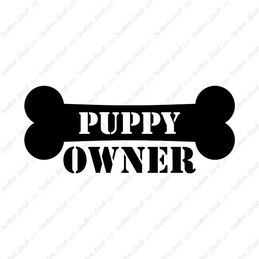Puppy Dog Owner Bone