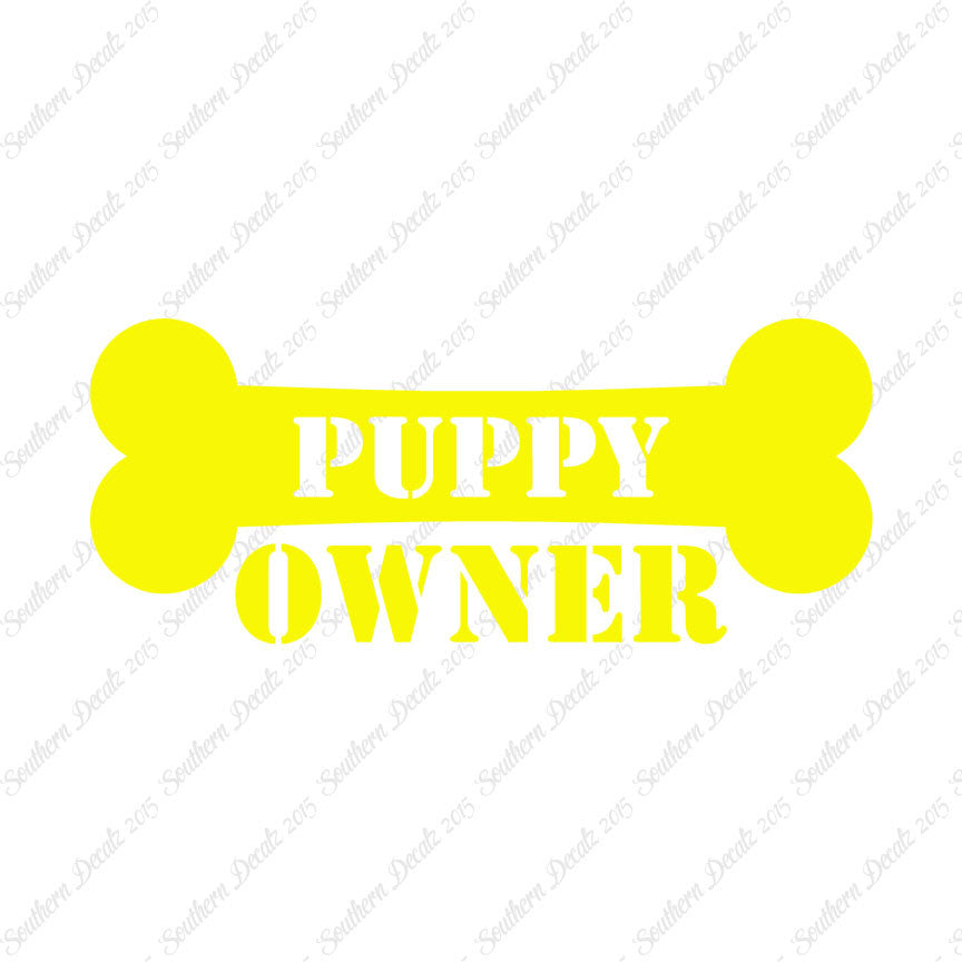 Puppy Dog Owner Bone