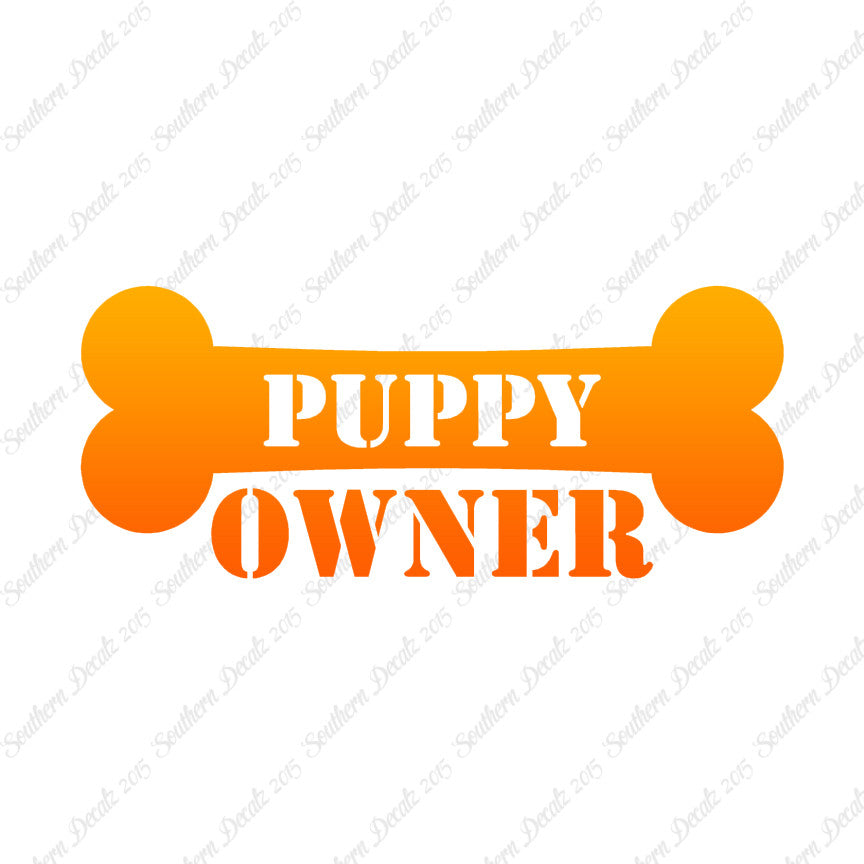 Puppy Dog Owner Bone
