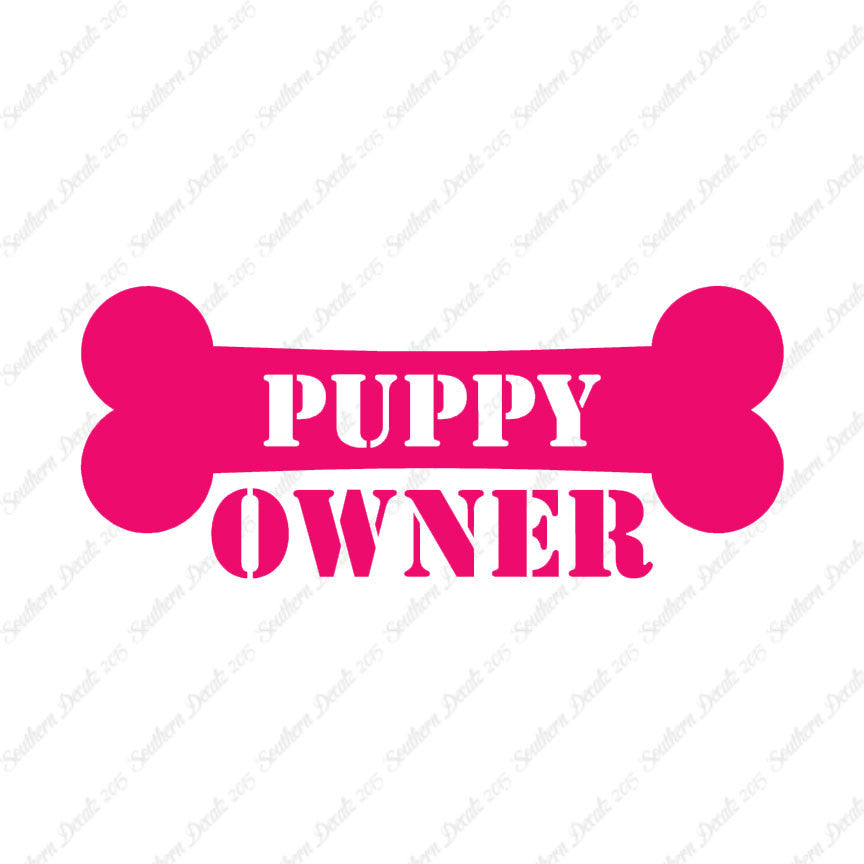 Puppy Dog Owner Bone