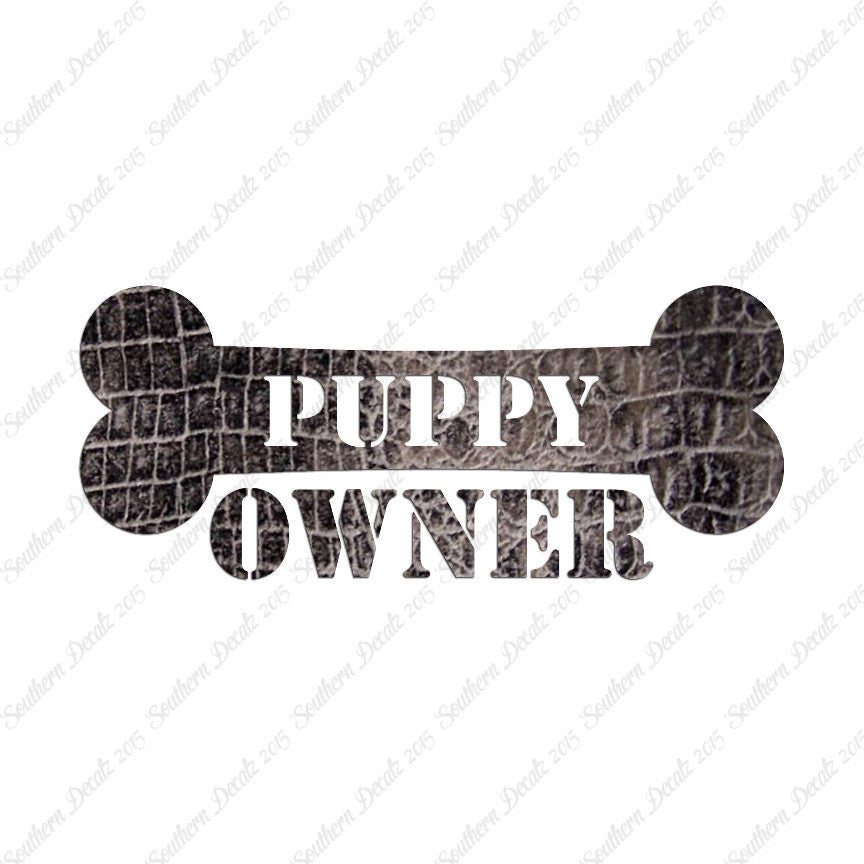 Puppy Dog Owner Bone