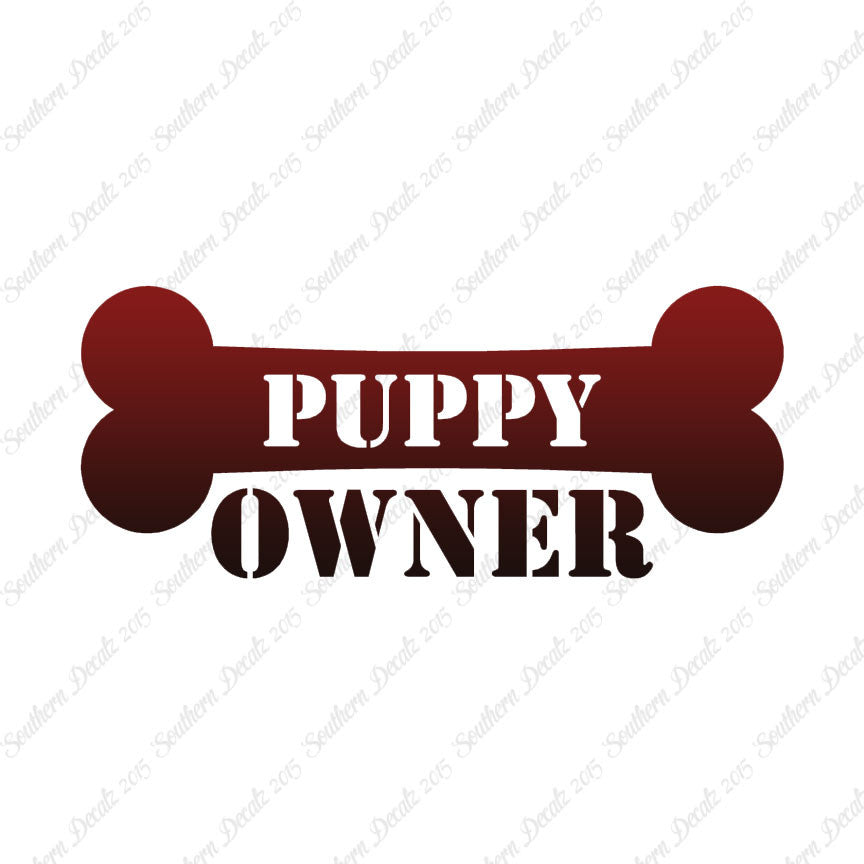 Puppy Dog Owner Bone