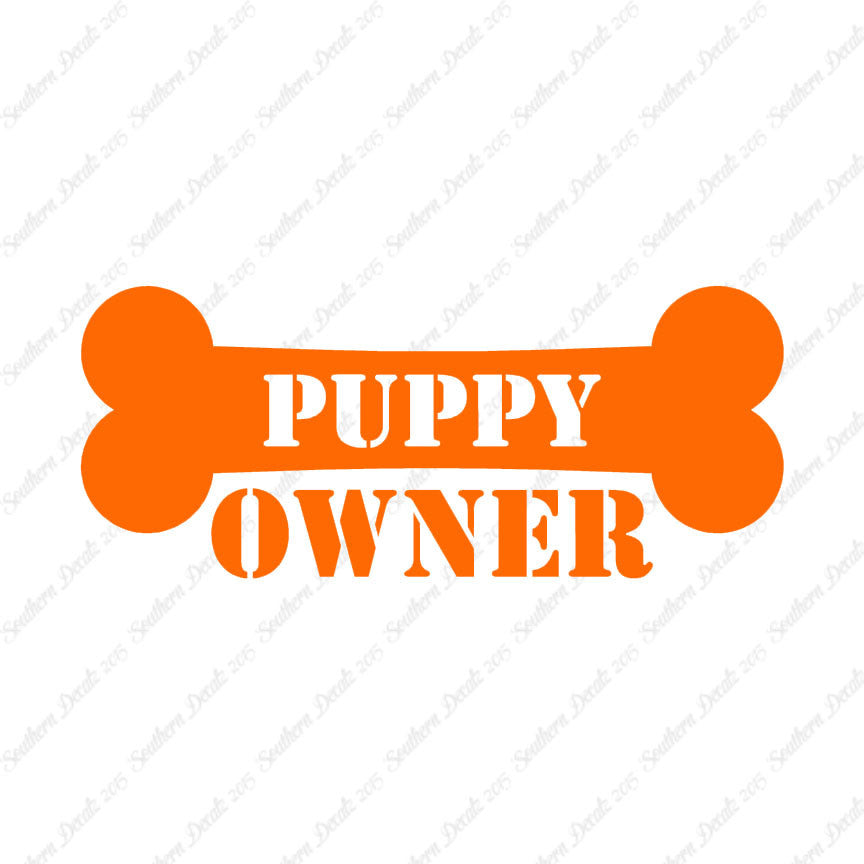 Puppy Dog Owner Bone