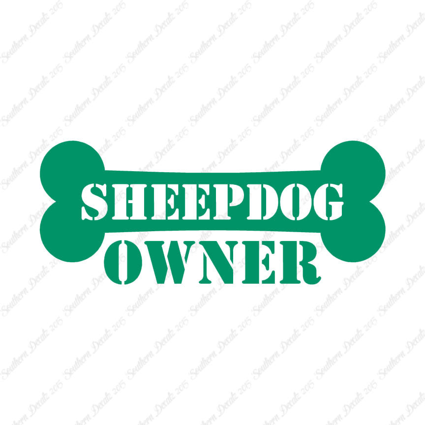 Sheepdog Dog Owner Bone