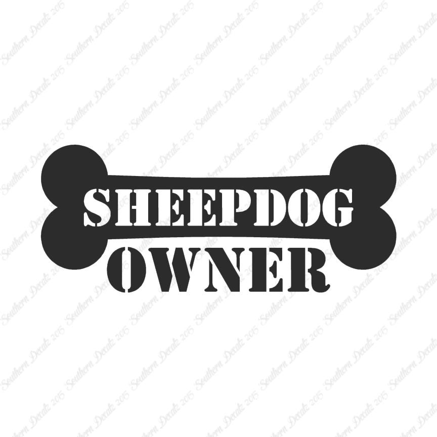 Sheepdog Dog Owner Bone