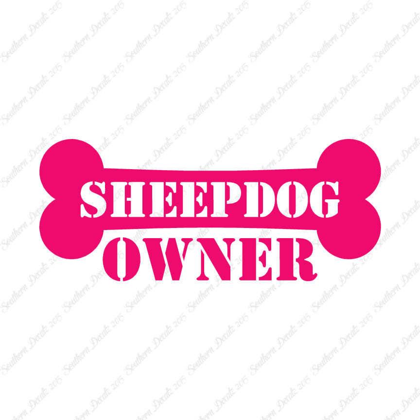 Sheepdog Dog Owner Bone