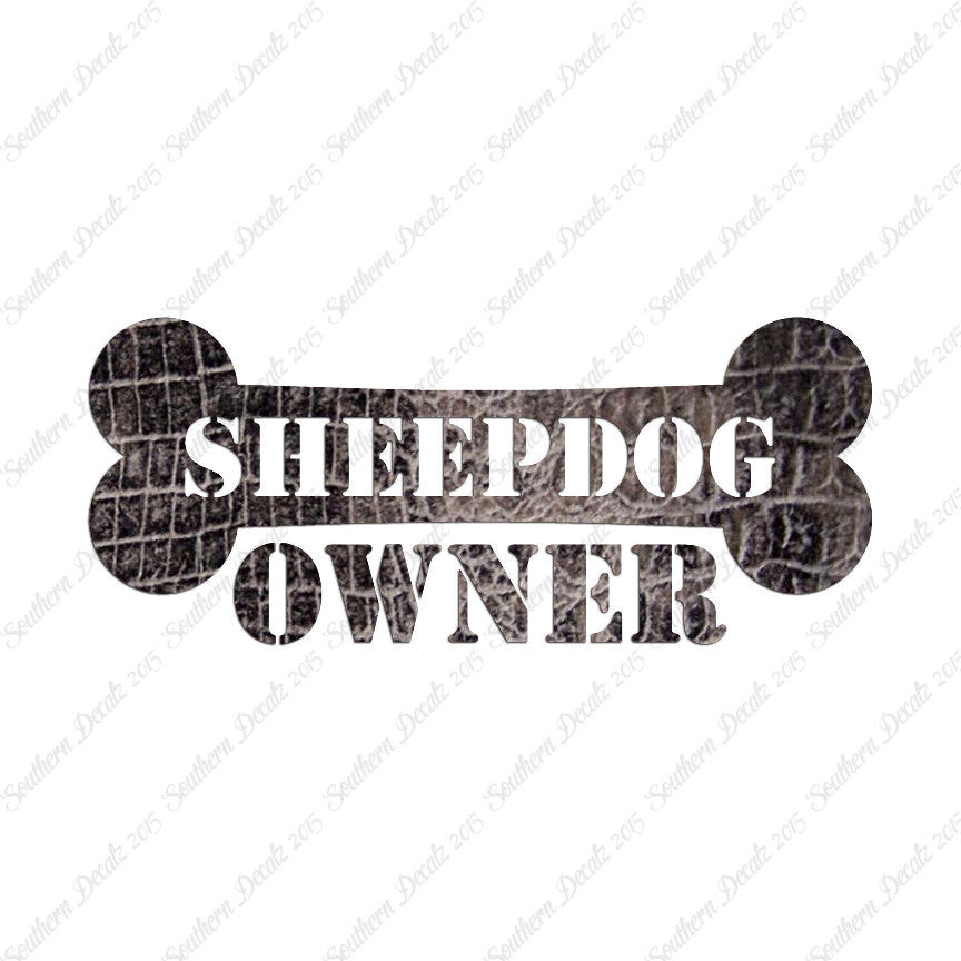 Sheepdog Dog Owner Bone