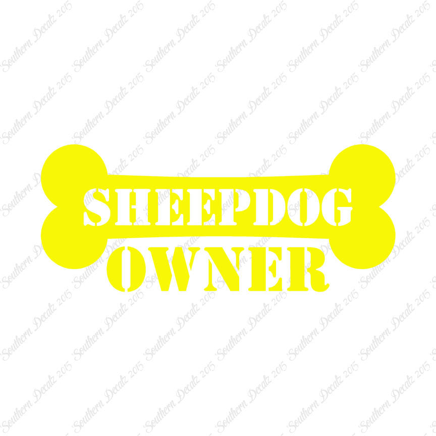 Sheepdog Dog Owner Bone