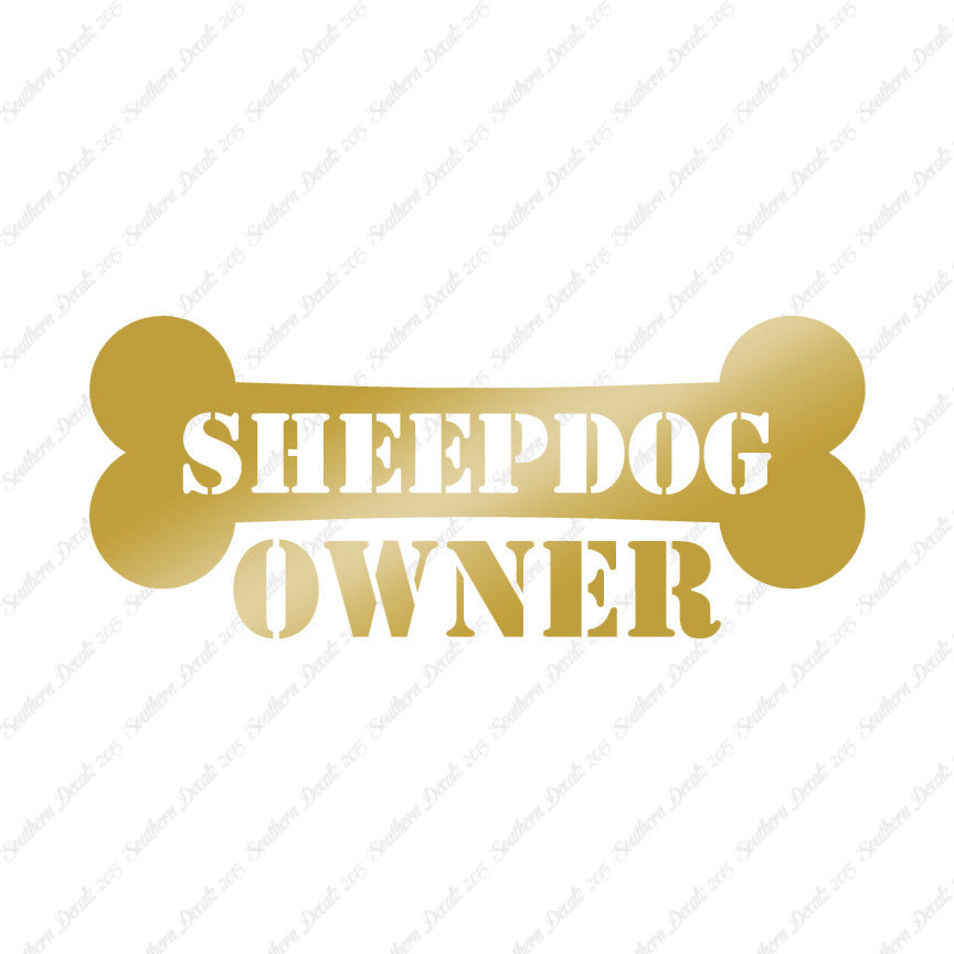 Sheepdog Dog Owner Bone