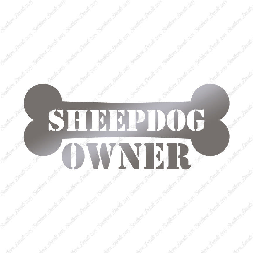 Sheepdog Dog Owner Bone
