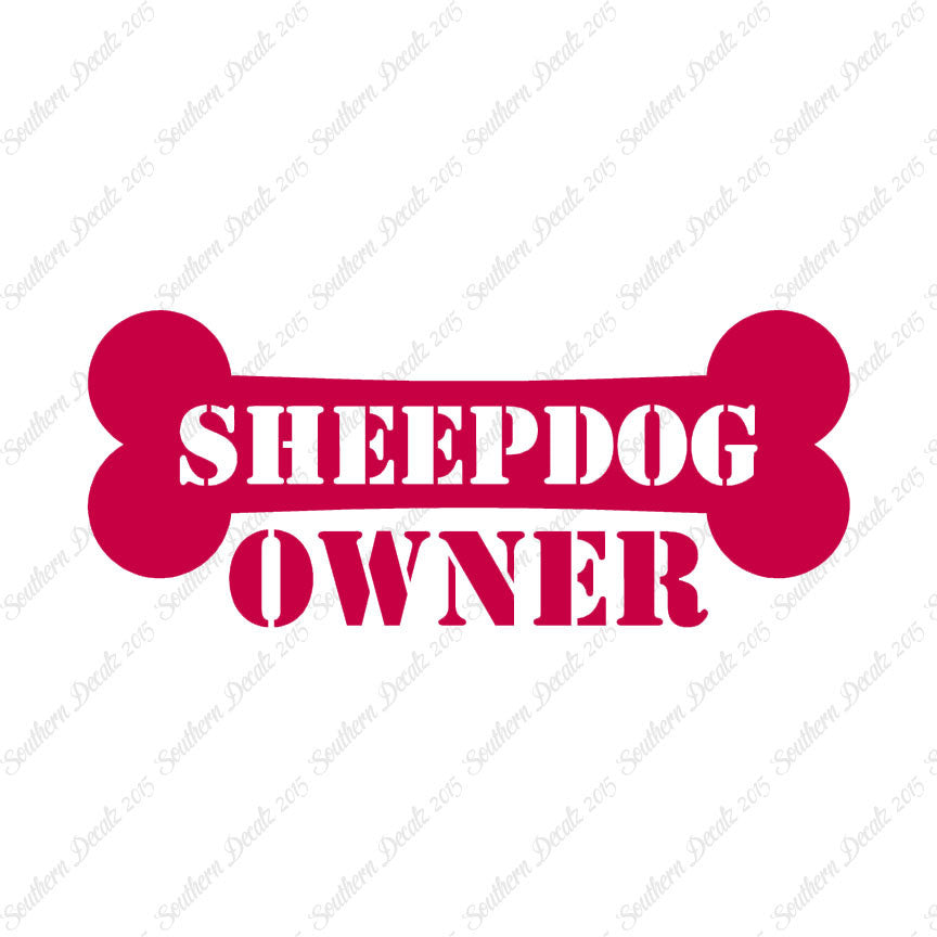 Sheepdog Dog Owner Bone