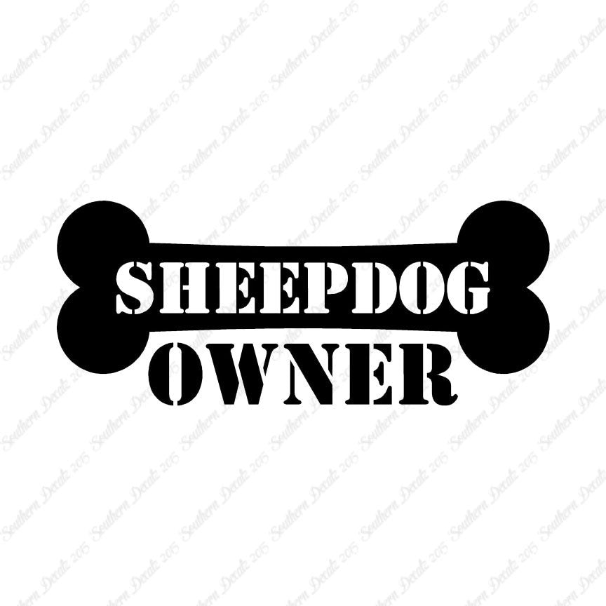 Sheepdog Dog Owner Bone
