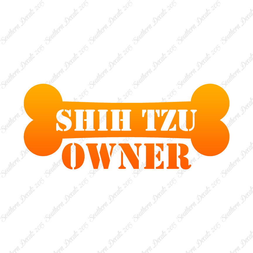 Shih Tzu Dog Owner Bone