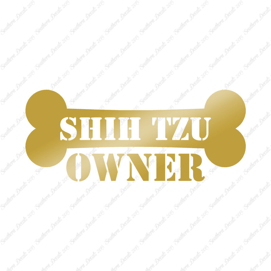 Shih Tzu Dog Owner Bone