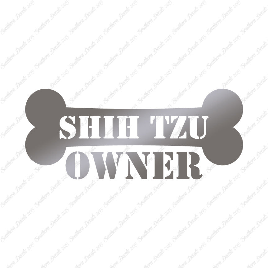 Shih Tzu Dog Owner Bone