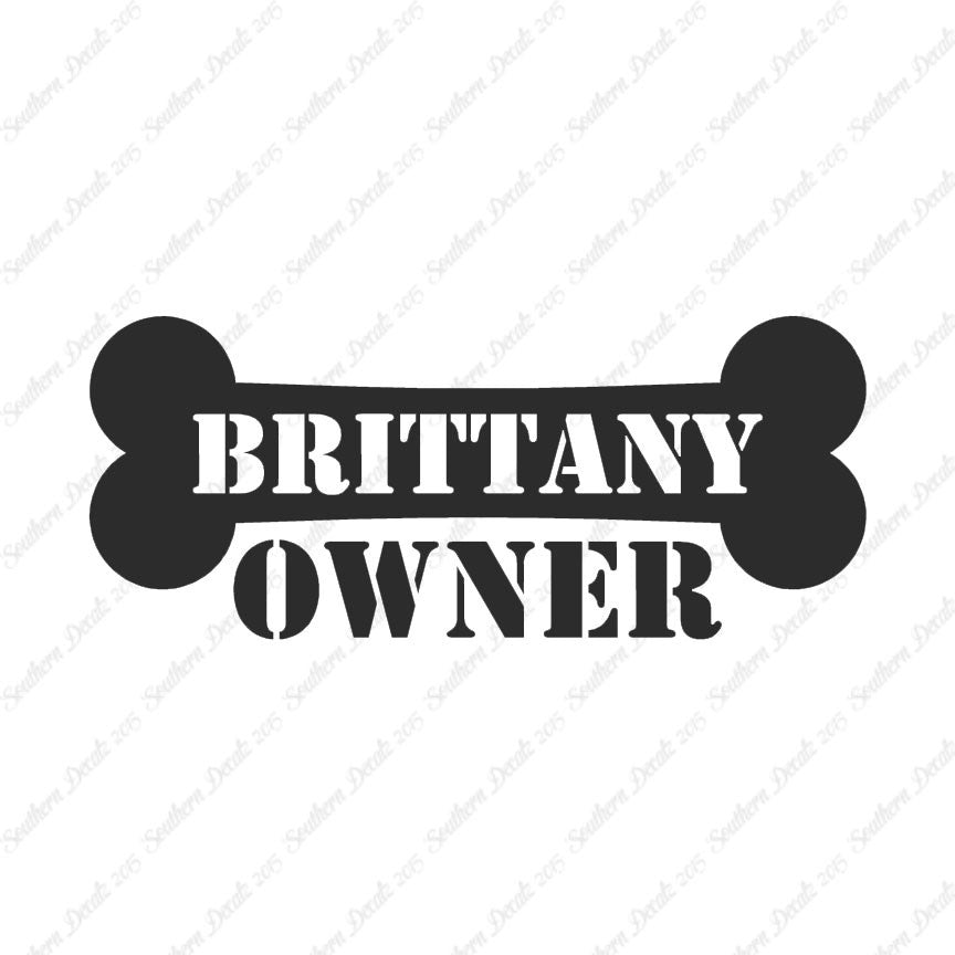 Brittany Dog Owner Bone