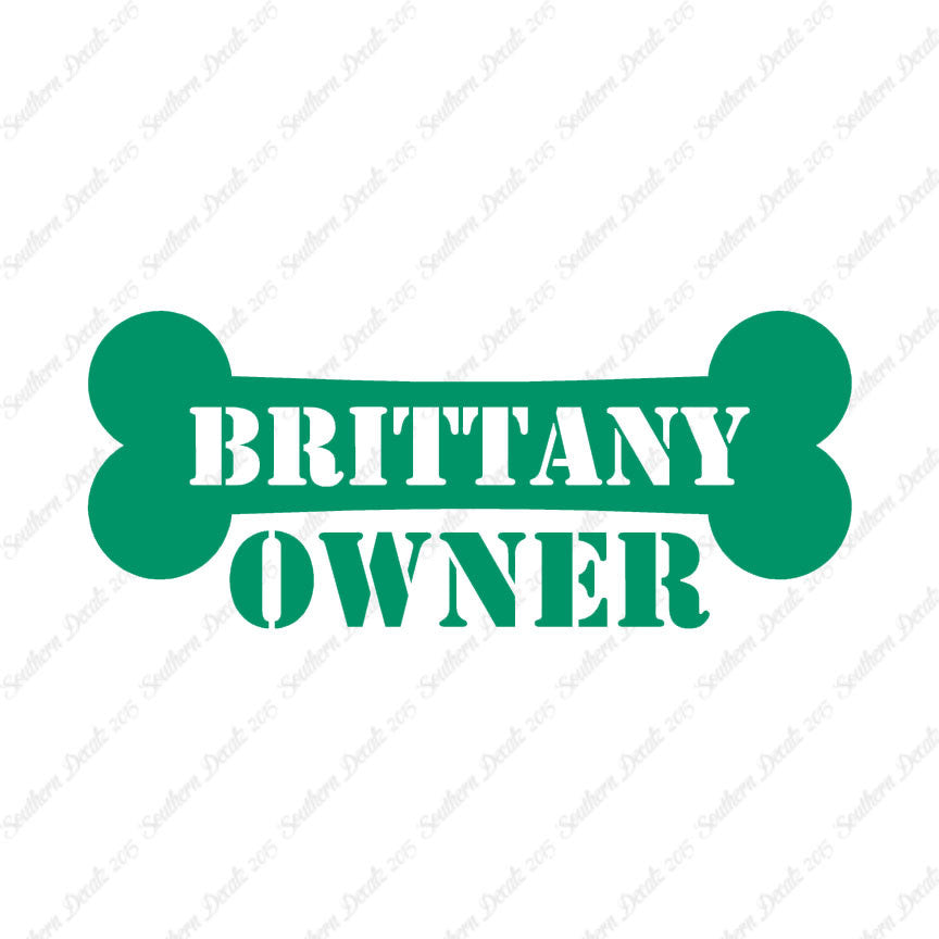 Brittany Dog Owner Bone
