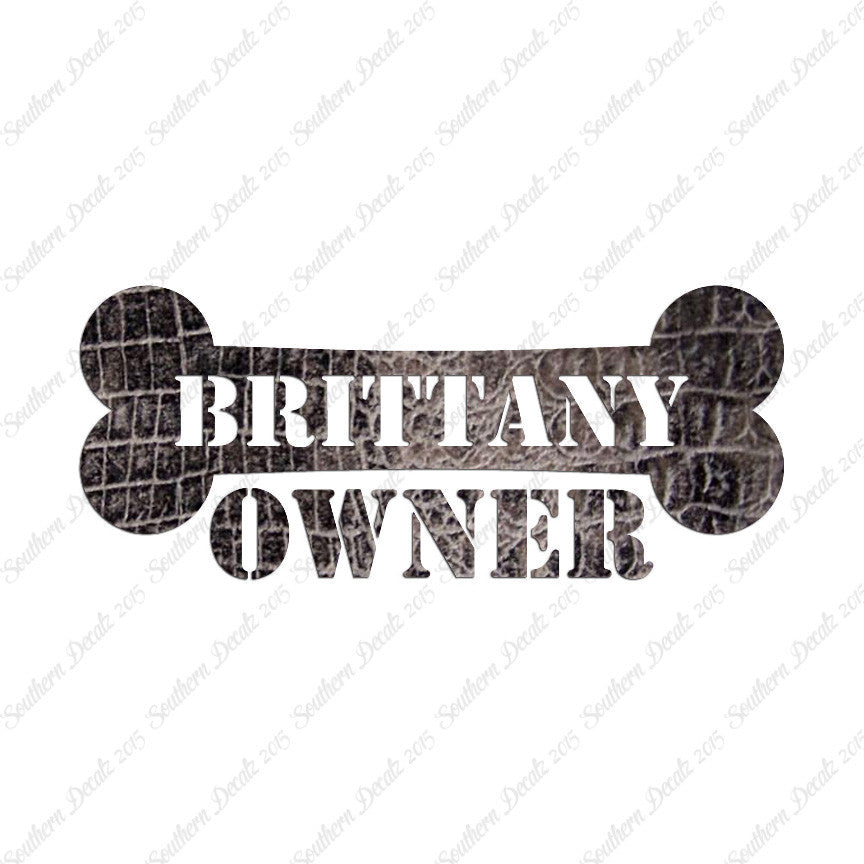 Brittany Dog Owner Bone