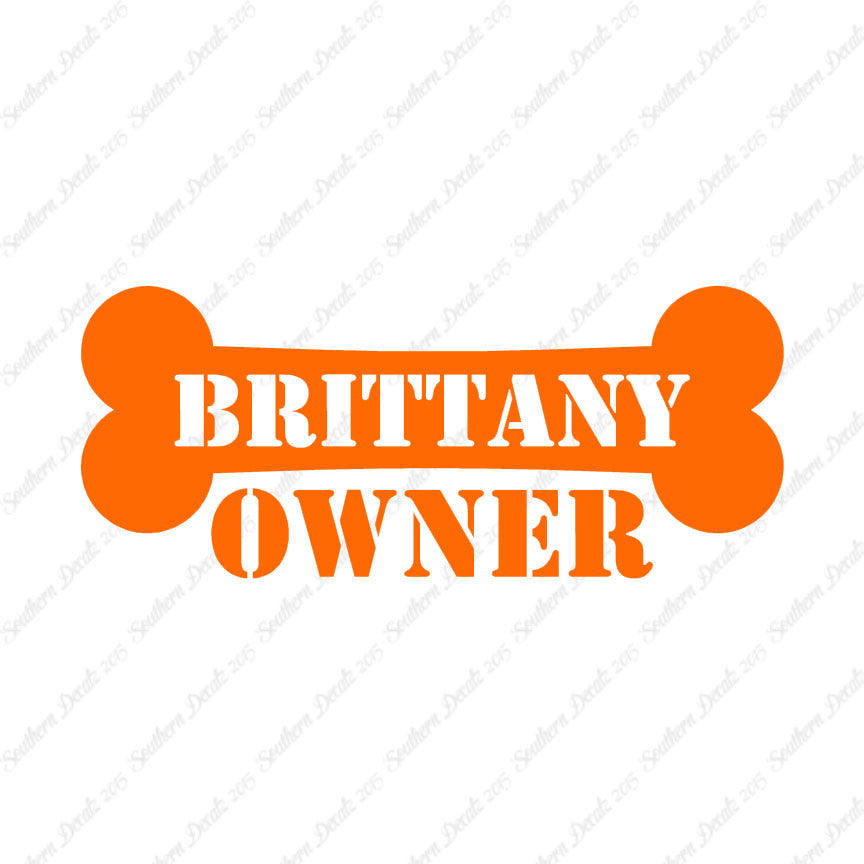 Brittany Dog Owner Bone