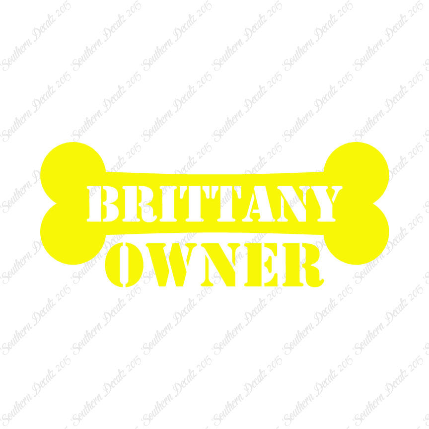 Brittany Dog Owner Bone